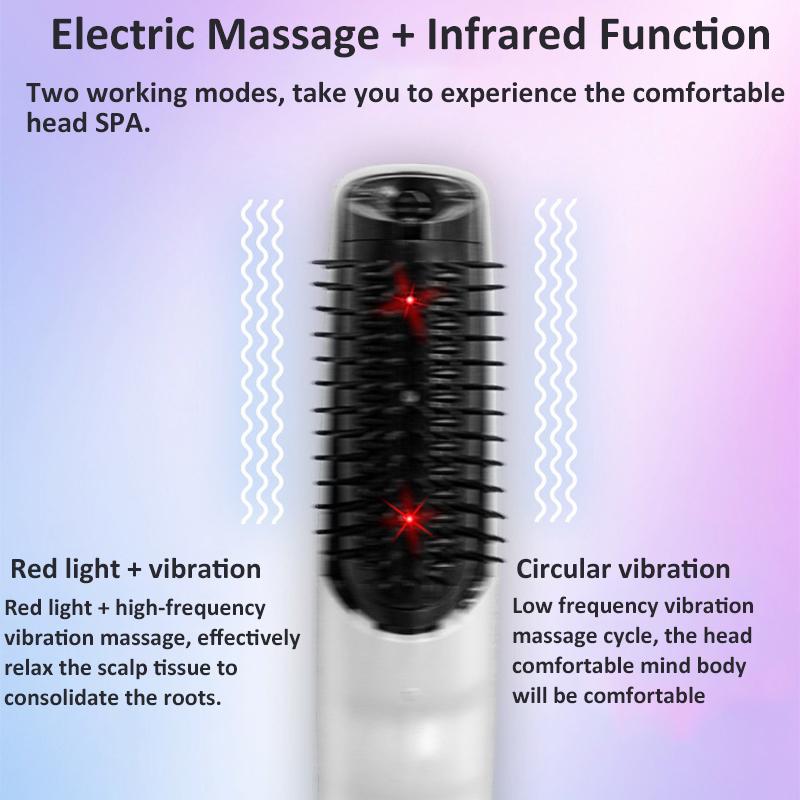 2-In-1 Electric Scalp Massager Comb - Krafty Bear