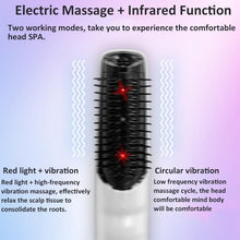 Load image into Gallery viewer, 2-In-1 Electric Scalp Massager Comb - Krafty Bear
